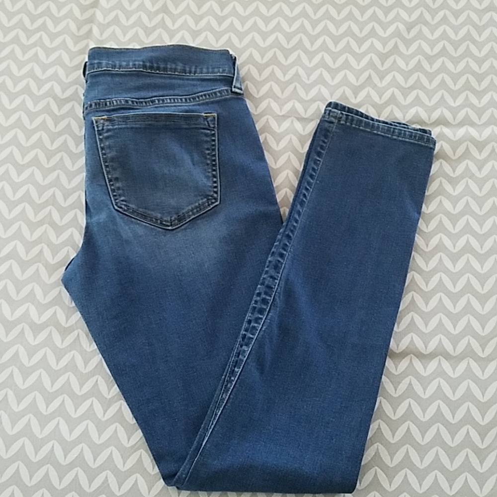Old Navy Women's Skinny Jeans - Dark Blue